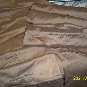 New Lot of 6 Gianvito Rossi  Sleeper/ Dust Bags / Protective Cover  assorted siz